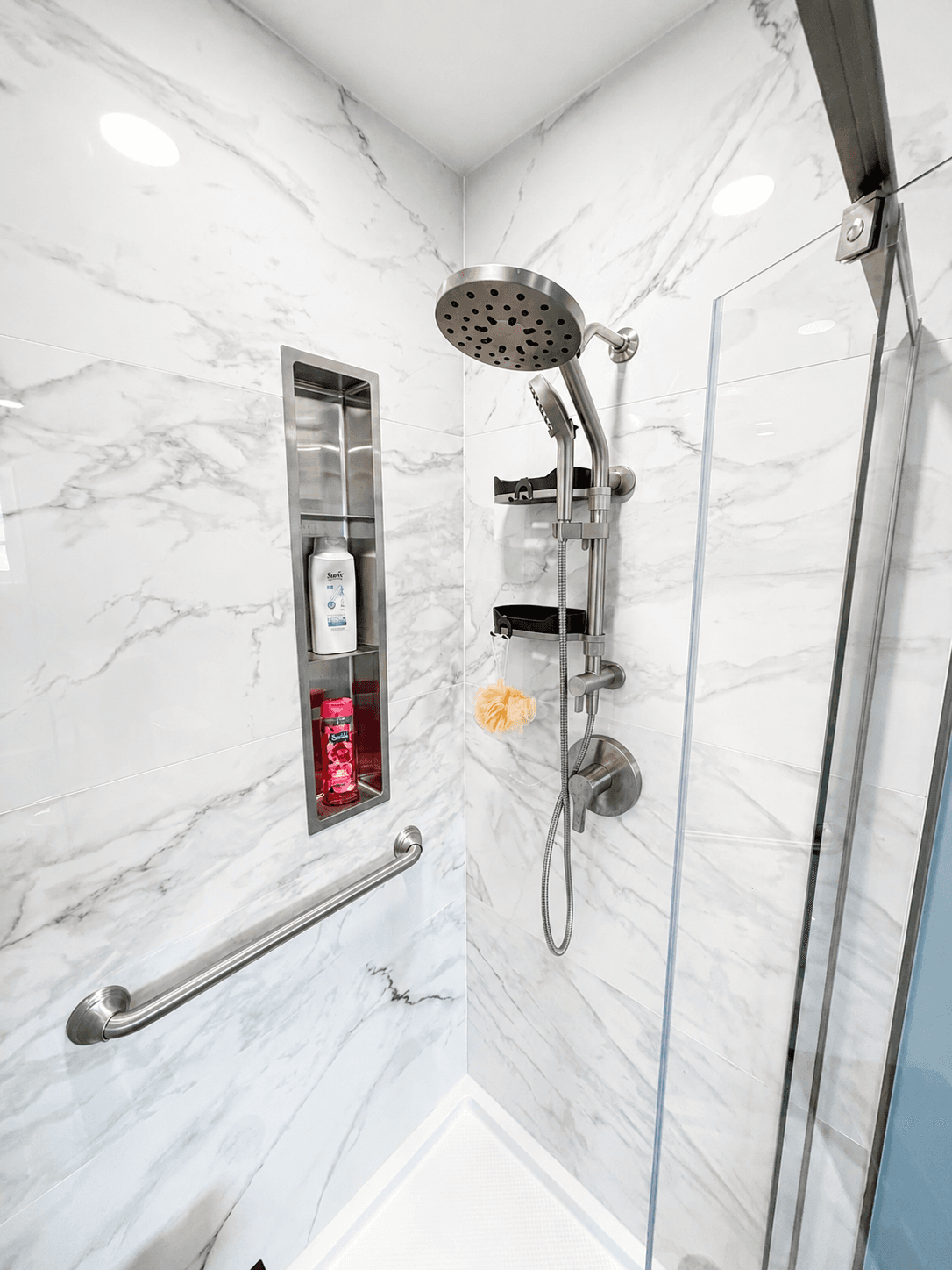 Marble Shower Remodel